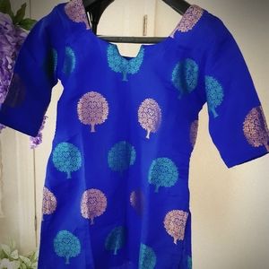 Bodhi Fig tree printed traditional kurta